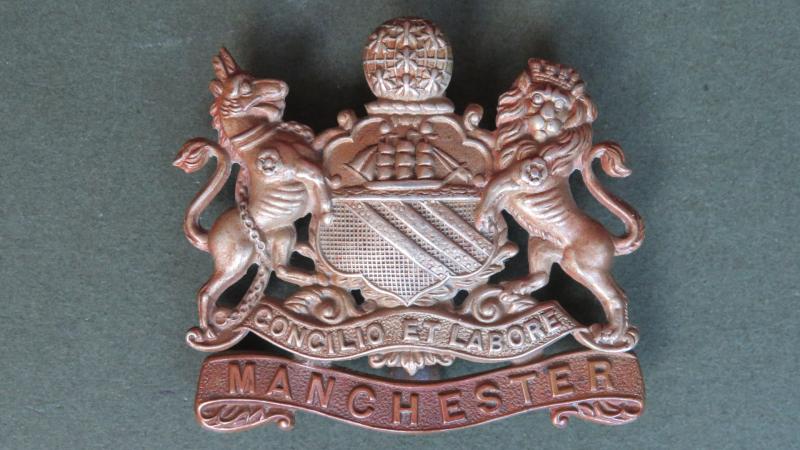 British Army The Manchester Regiment Cap Badge