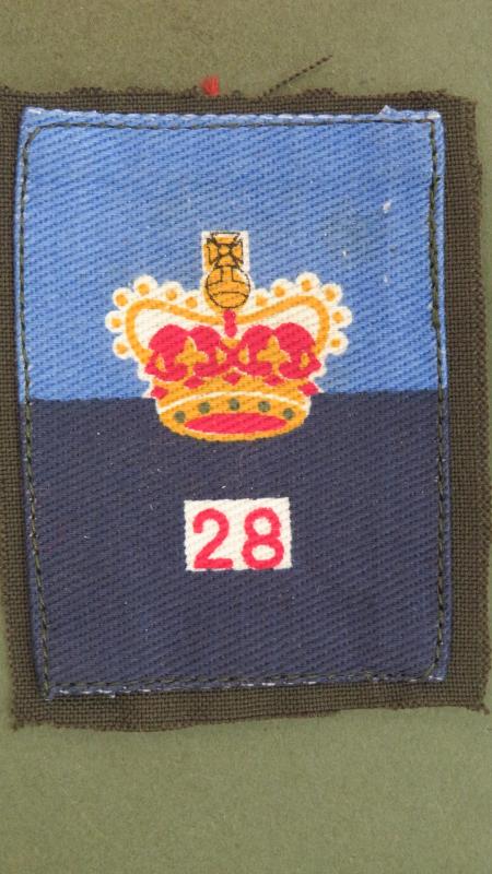 Commonwealth Forces ANZUK 28 Brigade Shoulder Patch