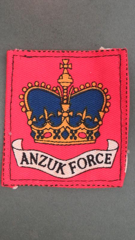 Commonwealth ANZUK Forces Shoulder Patch