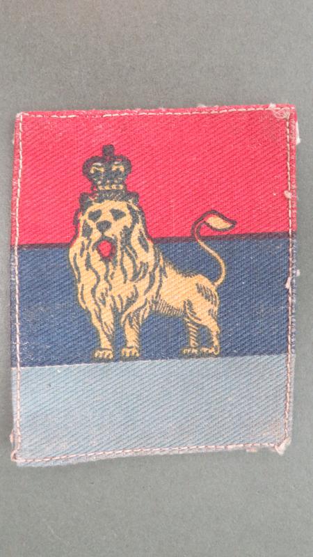 British Army Post WW2 British Troops Egypt & Mediterranean Formation Sign