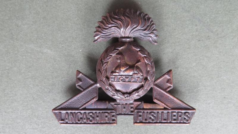 British Army The Lancashire Fusiliers Officers Service Dress Cap Badge