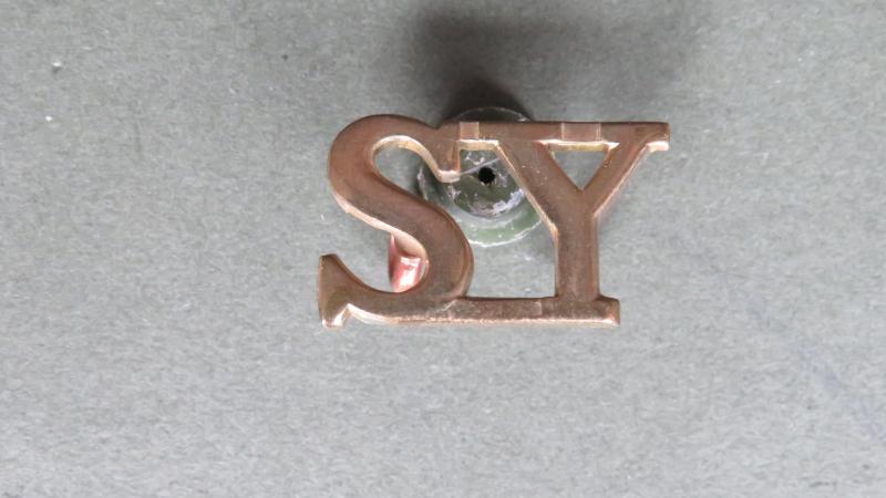 British Army Post 1947 The Shropshire Yeomanry Shoulder Title