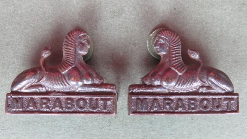 British Army The 2nd Battalion, The Dorset Regiment Officers Service Dress Collar Badges