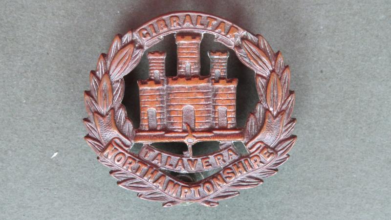 British Army The Northamptonshire Regiment Officers Service Dress Collar Badges