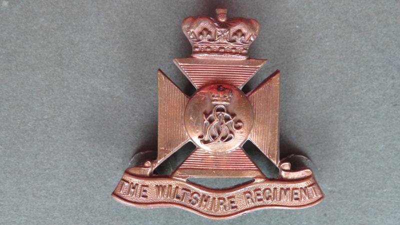 British Army The Wiltshire Regiment Officers Service Dress Collar Badge