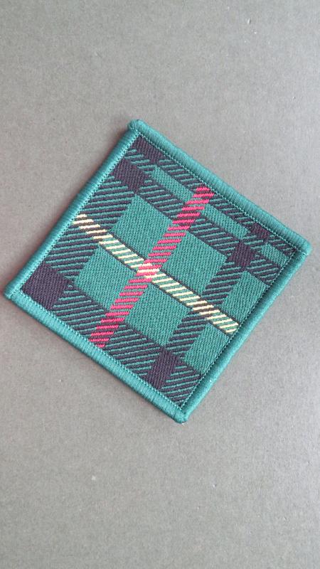 British Army A Company, 4th Parachute Battalion Drop Zone Patch
