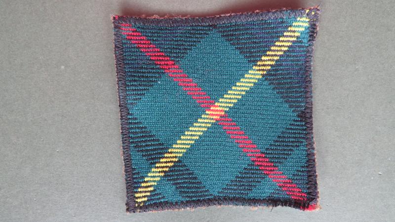 British Army Royal Scot’s TAM O'SHANTER Headdress Tartan