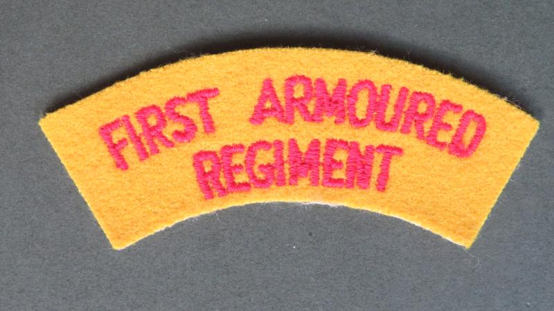 Australia Army Post 1962-1980's First Armoured Regiment Shoulder Title
