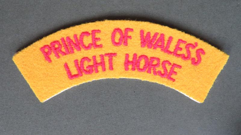 Australia Army Post 1962-1980's Prince of Wales's Light Horse Shoulder Title