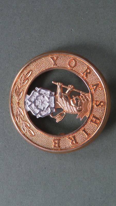 British Army The Royal Yorkshire Regiment Musicians Helmet Plate Centre