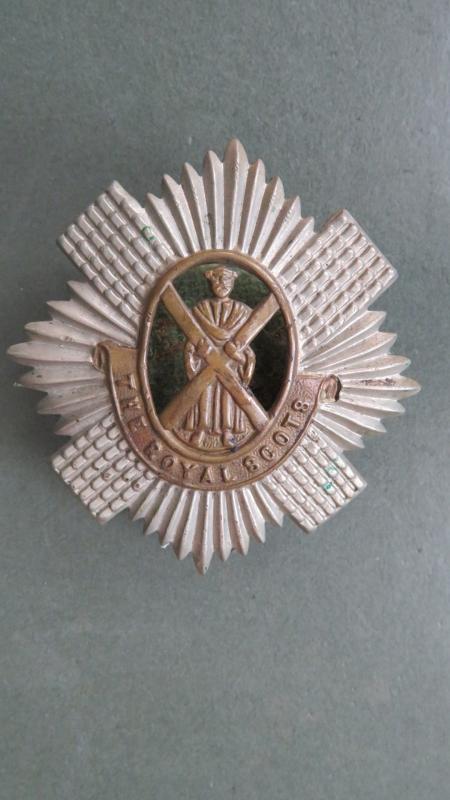 British Army The Royal Scots Glengarry Badge