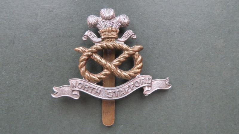British Army The North Staffordshire Regiment (The Prince of Wales's) Cap Badge