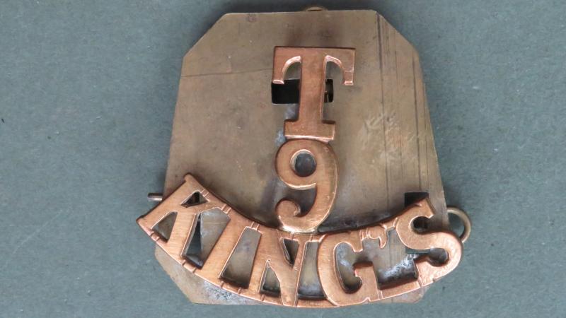 British Army The 9th Territorial Battalion, The King's Regiment (Liverpool)  Shoulder Title