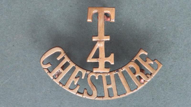British Army 4th Territorial Battalion, The Cheshire Regiment Shoulder Title