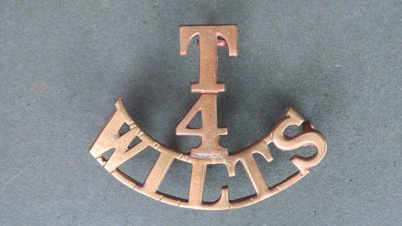 British Army The 4th Territorial Battalion, The Wiltshire Regiment Shoulder Title