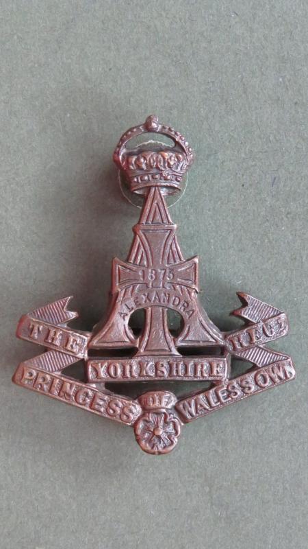 British Army The Green Howards Officers Service Dress Cap Badge
