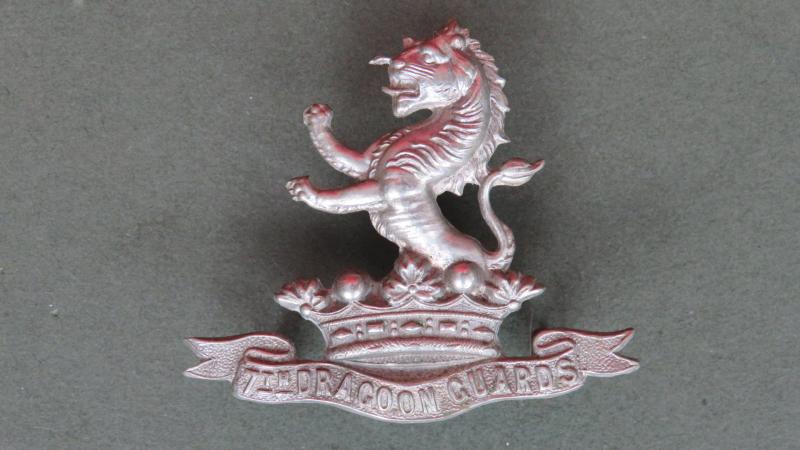 British Army Victorian / Edwardian Period The 7th (The Princes Royal's) Dragoon Guards Cap Badge