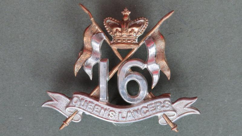 British Army Victorian Period The 16th (The Queen's) Lancers Cap Badge