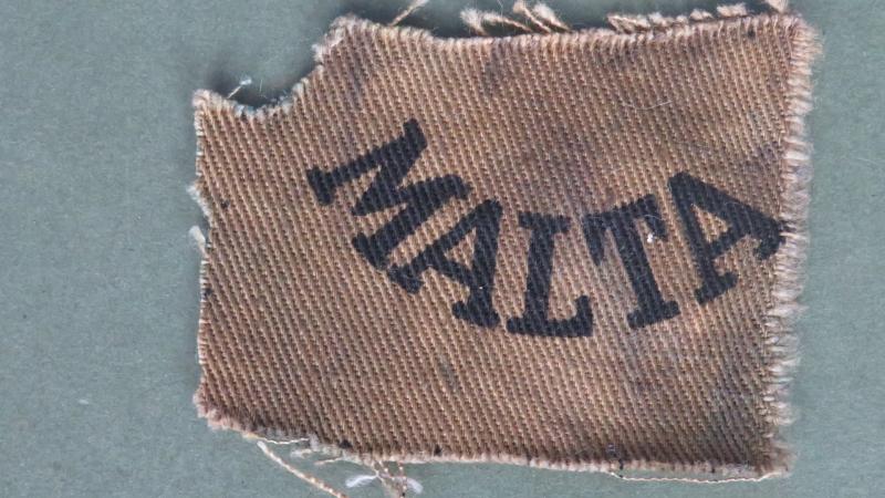 British Commonwealth WW2 Malta Forces Nationality Shoulder Title