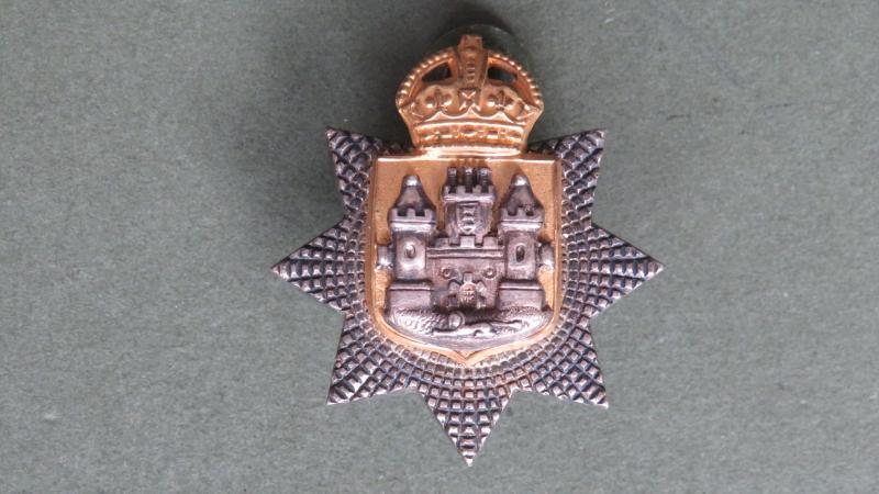 British Army The East Surrey Regiment Officers Dress Collar Badge