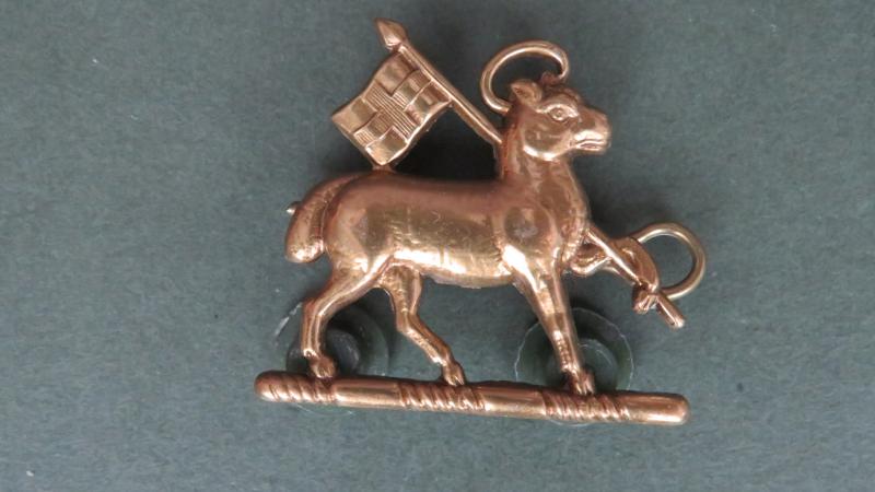 British Army The Queen's Royal Regiment (West Surrey) Post 1924 Pattern Collar Badge