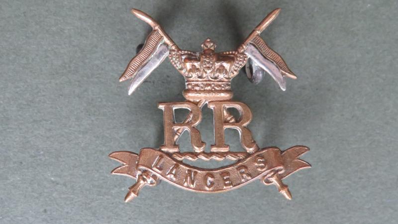 British Army Boer War Period Her Majesty's Reserve Regiments of Lancers Field Cap Badge