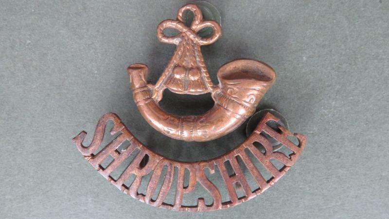 British Army The King's Shropshire Light Infantry Shoulder Title
