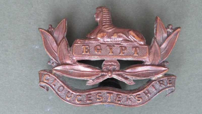 British Army The Gloucestershire Regiment Officers Service Dress Collar Badge