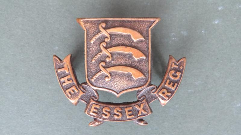 British Army The Essex Regiment Officers Collar Badge
