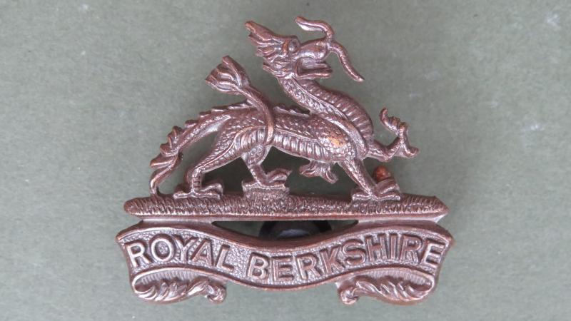 British Army Royal Berkshire Regiment (Princess Charlotte of Wales's) Officers Service Dress Collar Badge