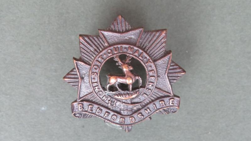 British Army The Bedfordshire Regiment Officers Mess Dress Collar Badge