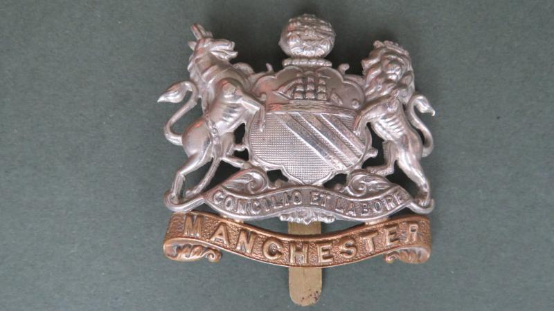 British Army WW1 Period Manchester Regiment Cap Badge