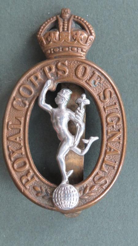 British Army Pre 1946 Royal Corps of Signals Cap Badge