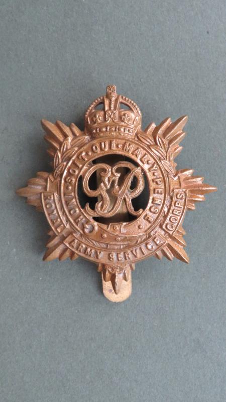 British Army Royal Army Service Corps KGVI Cap Badge