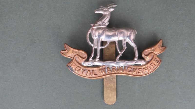 British Army The Royal Warwickshire Regiment Cap Badge