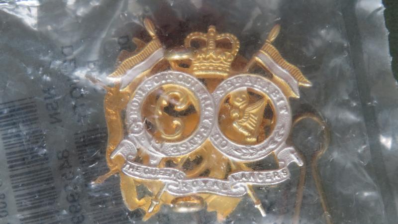 British Army The Queen's Royal Lancers Officers' Collar Badges
