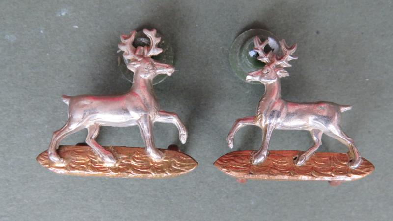 British Army 1898 Pattern The Bedfordshire Regiment Collar Badges