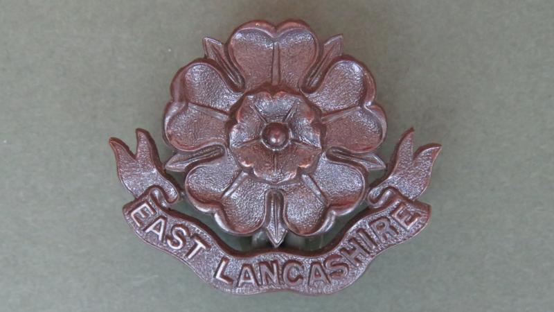 British Army The East Lancashire Regiment Officer's Service Dress Collar Badge
