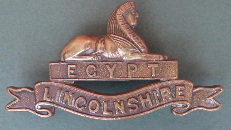 British Army The Lincolnshire Regiment Pre 1946 Pattern Officers' Service Dress Collar Badge