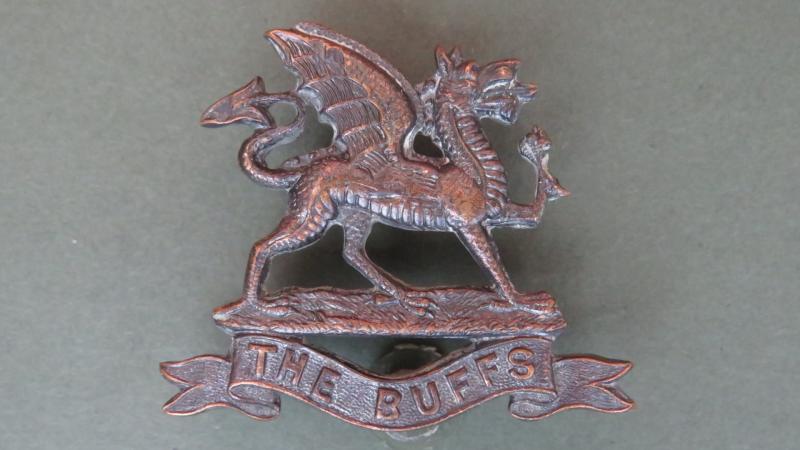 British Army The Buffs (Royal East Kent Regiment) Officers' Service Dress Collar Badge