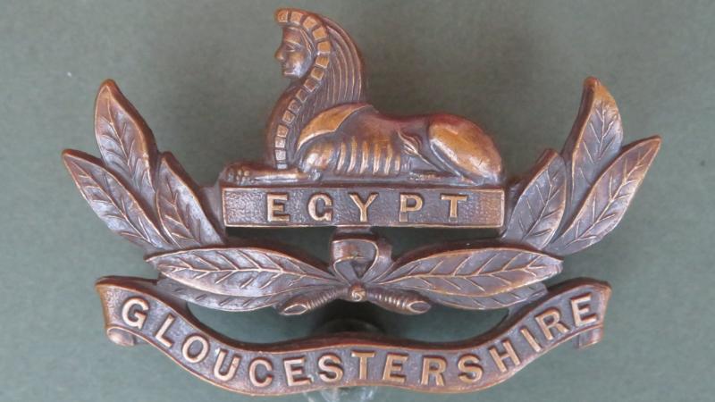 British Army The Gloucestershire Regiment Officers Service Dress Collar Badge