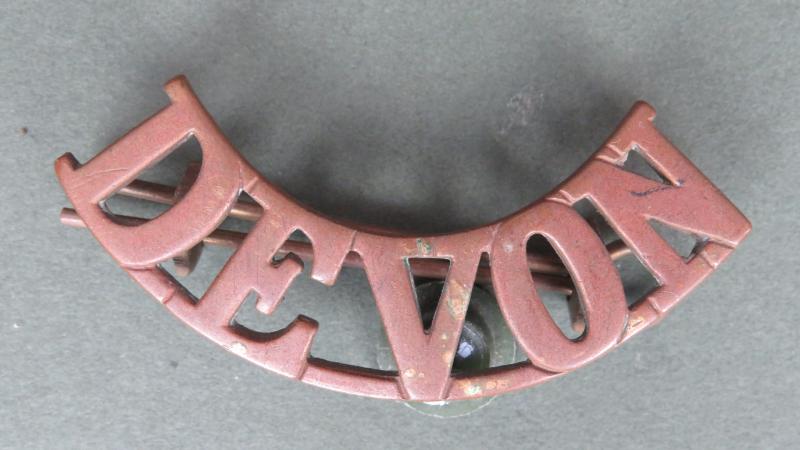 British Army The Devonshire Regiment Shoulder Title