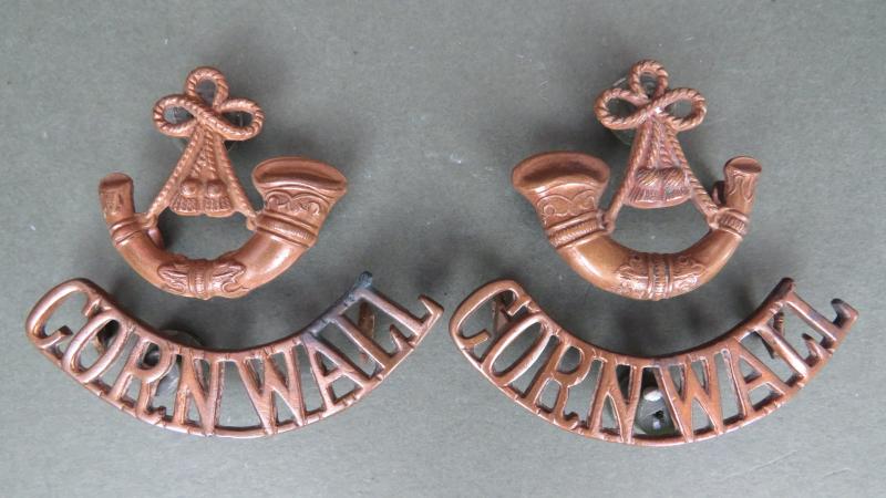 British Army The Duke of Cornwall's Light Infantry Shoulder Titles