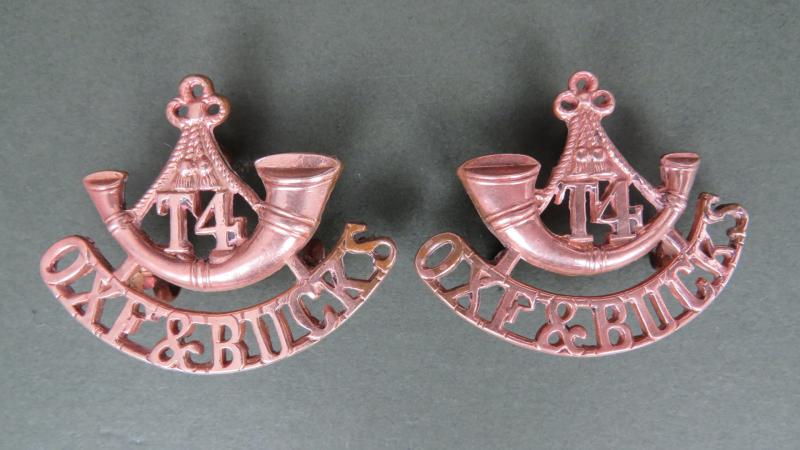 British Army 4th Battalion The Oxfordshire and Buckinghamshire Light Infantry Shoulder Title