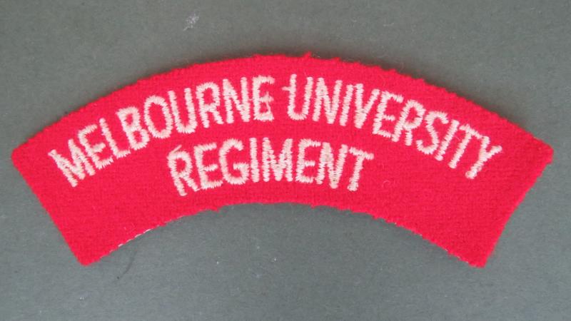 Australia Army 1962-1980's Melbourne University Regiment Shoulder Title