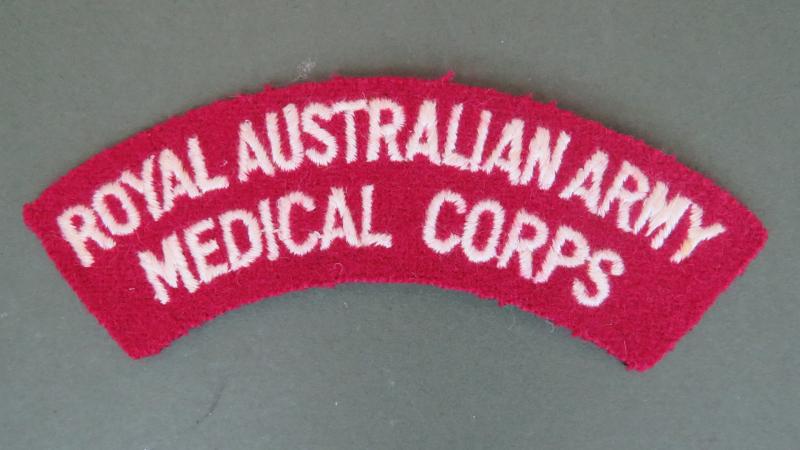 Australia Army Royal Australian Medical Corps Shoulder Title