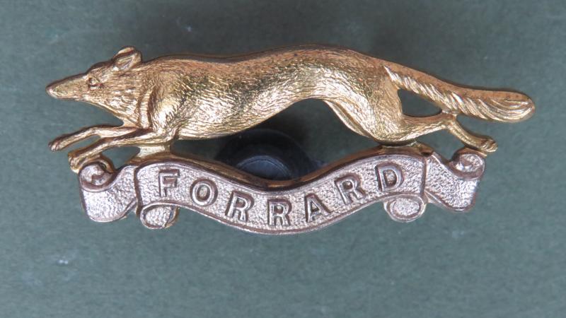 British Army The East Riding of Yorkshire Yeomanry Collar Badge