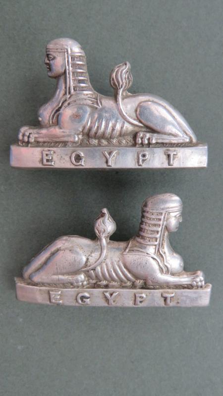 British Army Manchester Regiment Post 1881 Pattern Collar Badges