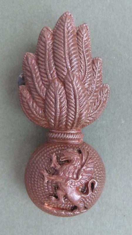 British Army Royal Welsh Fusiliers Officers' Service Dress Collar Badge