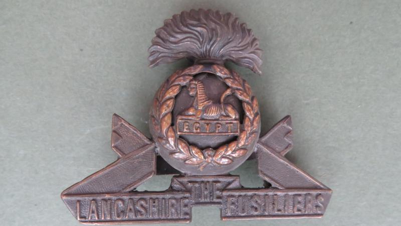 British Army The Lancashire Fusiliers Officers' Service Dress Cap Badge